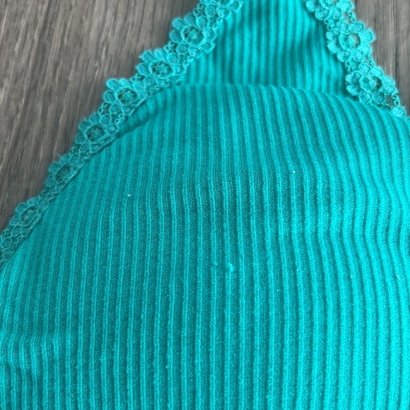 Green Padded Bralette - Picture 2 of 5